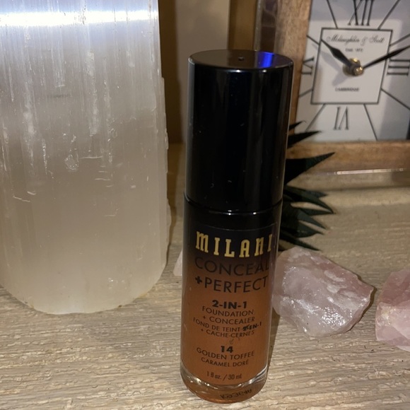 🆕milani 2IN1 FOUNDATION+CONCEAL 14 GOLDEN TOFFEE - Picture 1 of 6